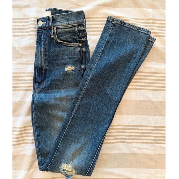 MOTHER Denim - Mother Superior | dazzler double heel in "morning chores" denim jeans | size 24